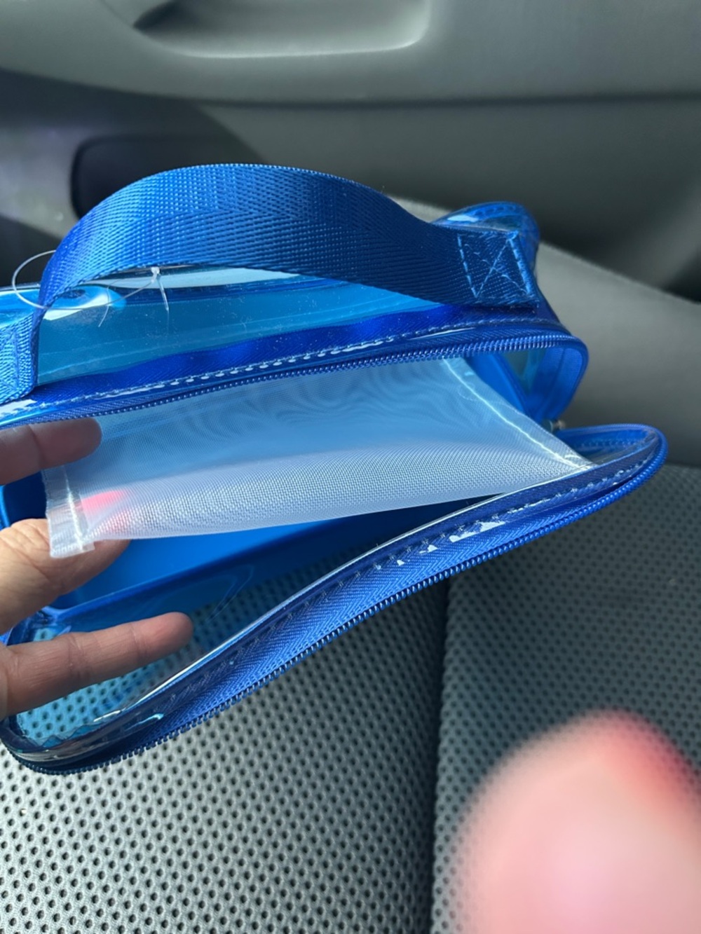 BOGG BAG blue Clear Cosmetic Case - Picture 5 of 6